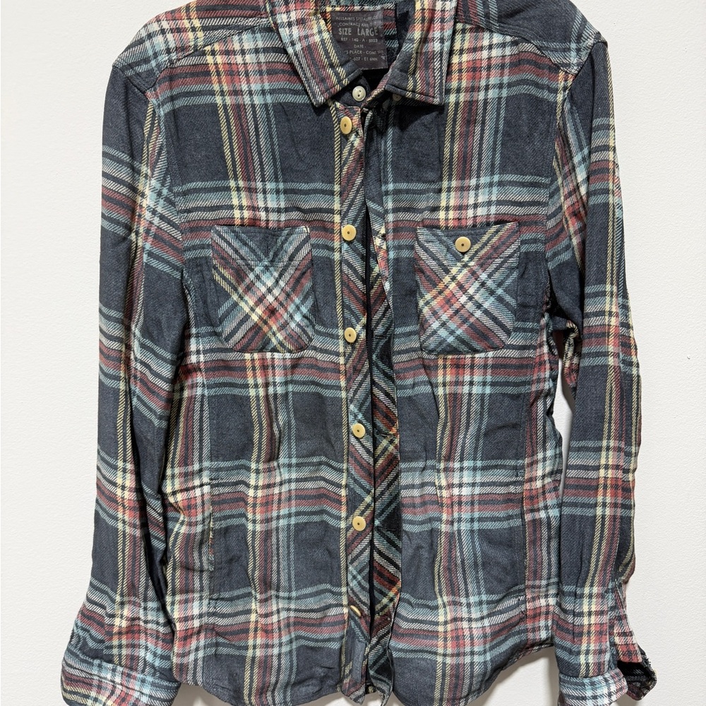 All Saints Multicolor Plaid Casual Shirt
